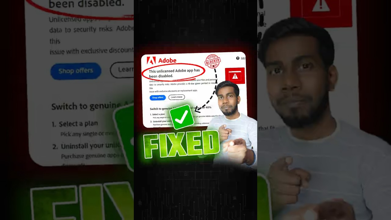 Disable Adobe Genuine Service in 5 Minutes Flat! #adobe #shorts #editing