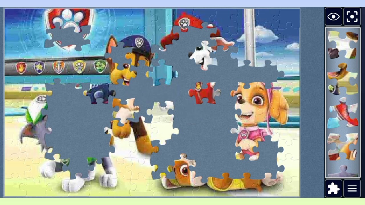 Chase, Marshall &Skye Ready for Action 🐶🐇🐕🐰🚒PAW Patrol Team Fun🧩#jigsawpuzzle #puzzle #pawpatrol 