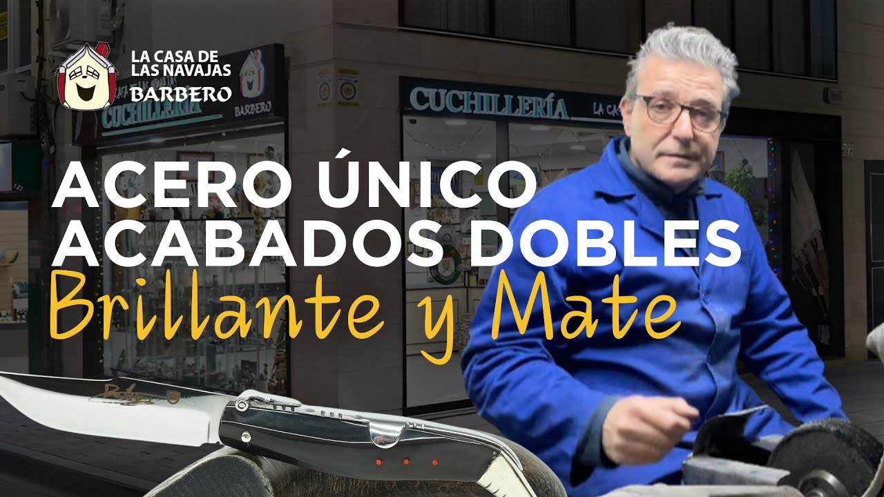 Descubre la técnica de un Acabado Brillante y Mate en tu Navaja
