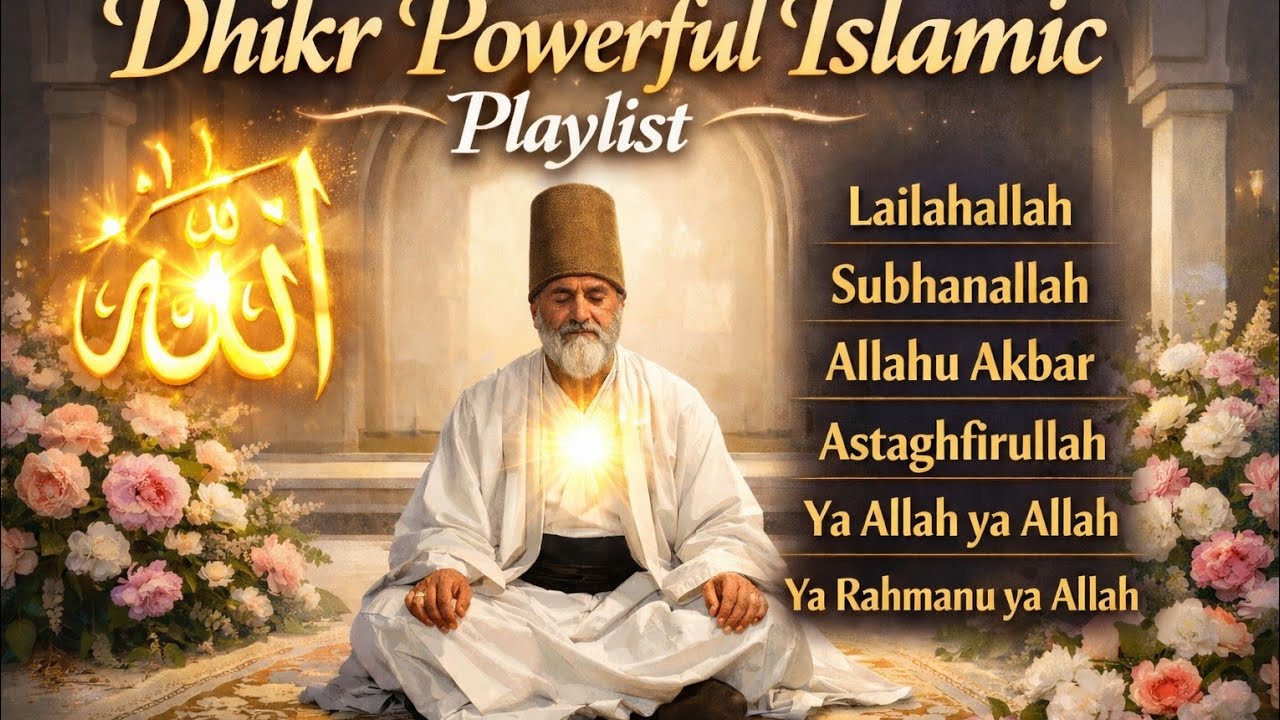 Powerful Heart Meditation for Inner Peace | 2 Hours Relaxing Islamic Dhikr