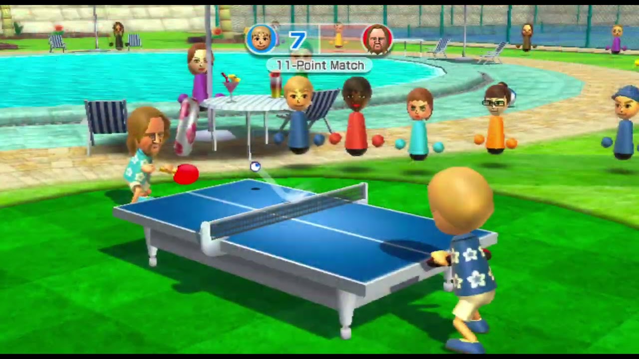 Pete VS ￼Ryan ￼ and table tennis Wii sports resort ￼