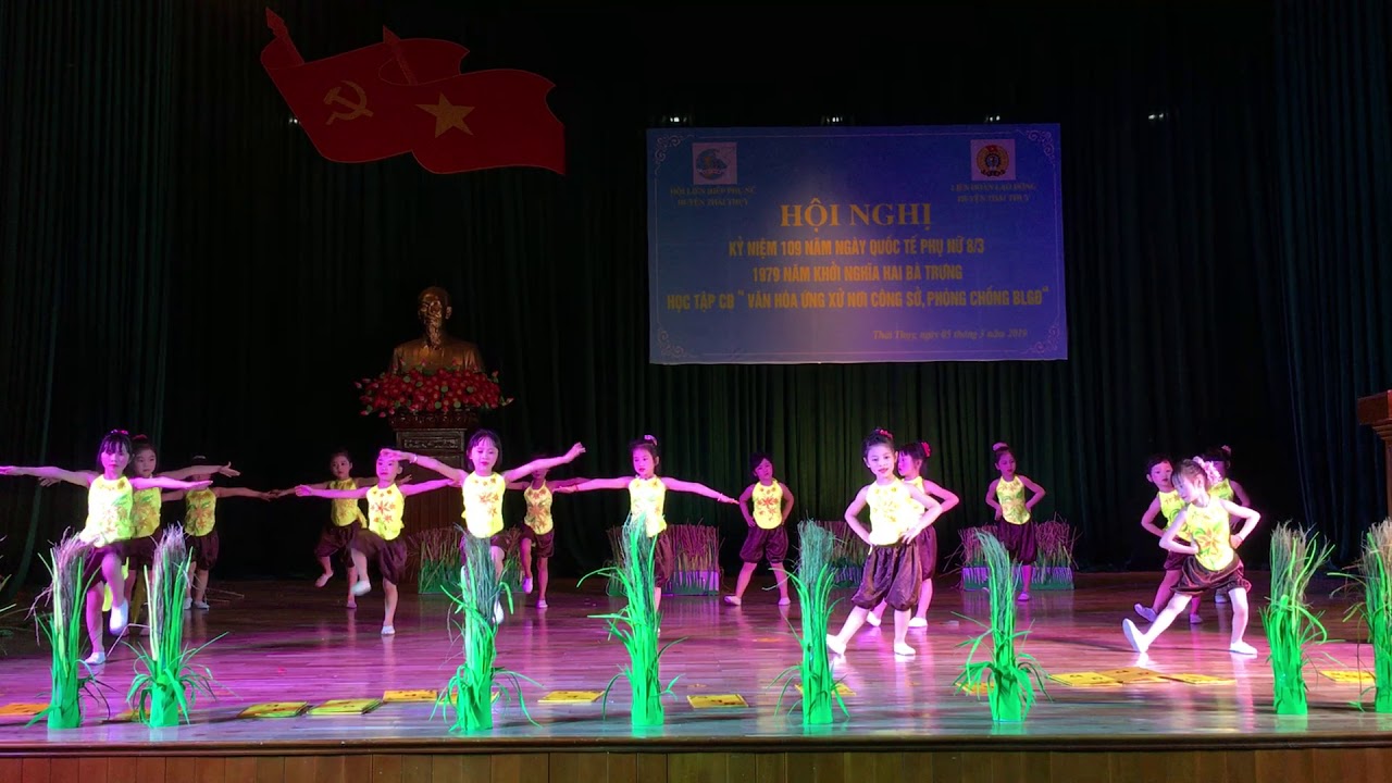Múa hát mầm non : Chữ đẹp mà nết càng ngoan - thu gọn
