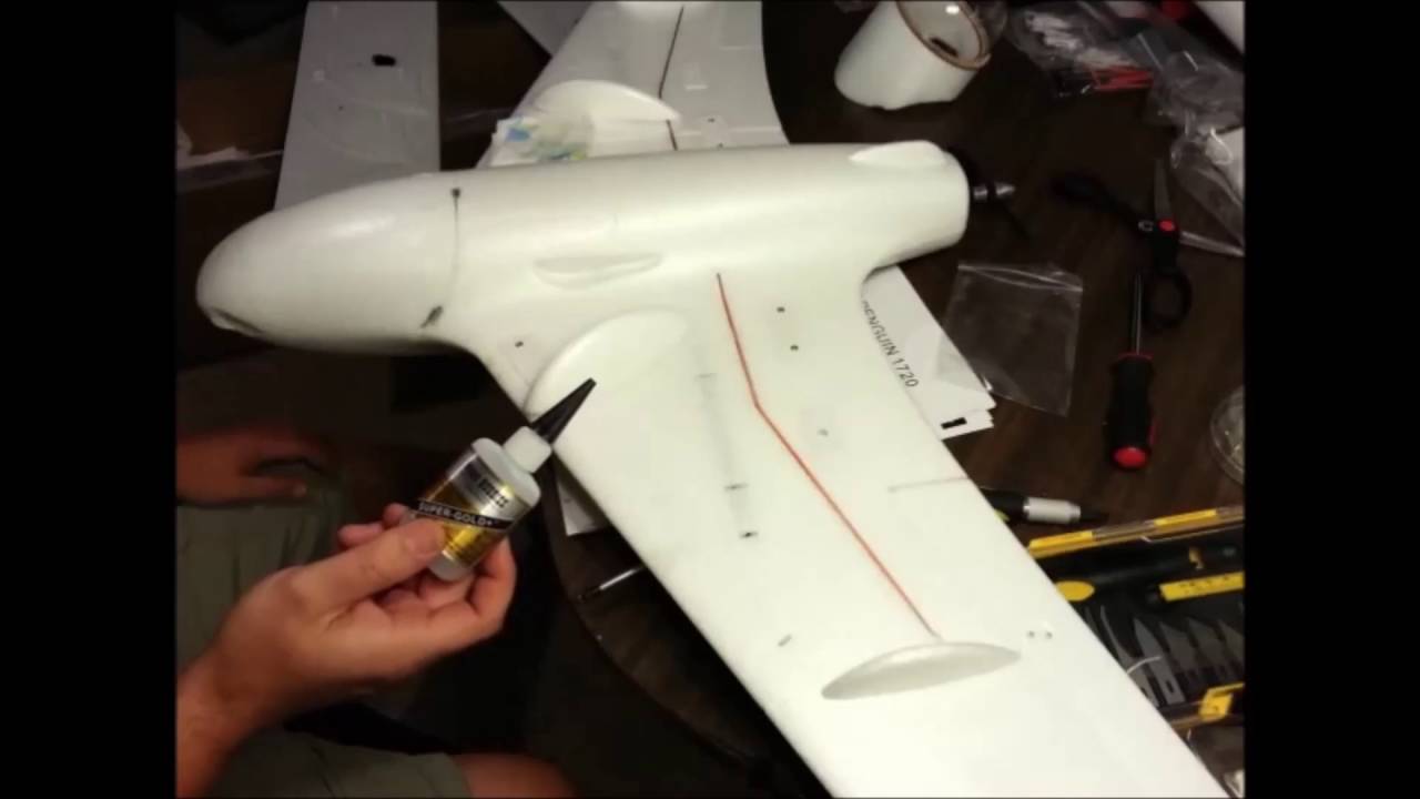 The best 100% foam safe glue for foam aircraft repair!