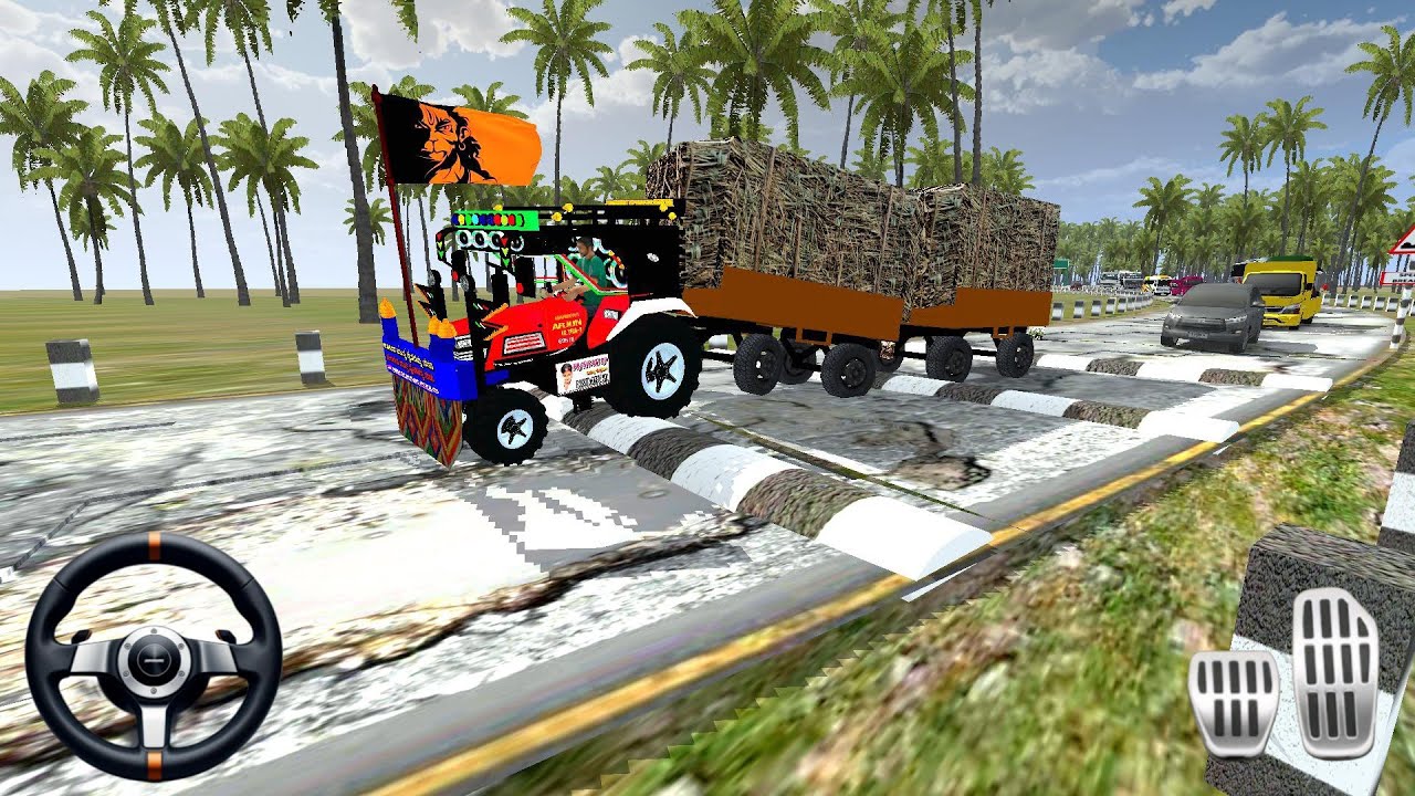Mahindra Arjun Tractor with Heavy Trolley 😱