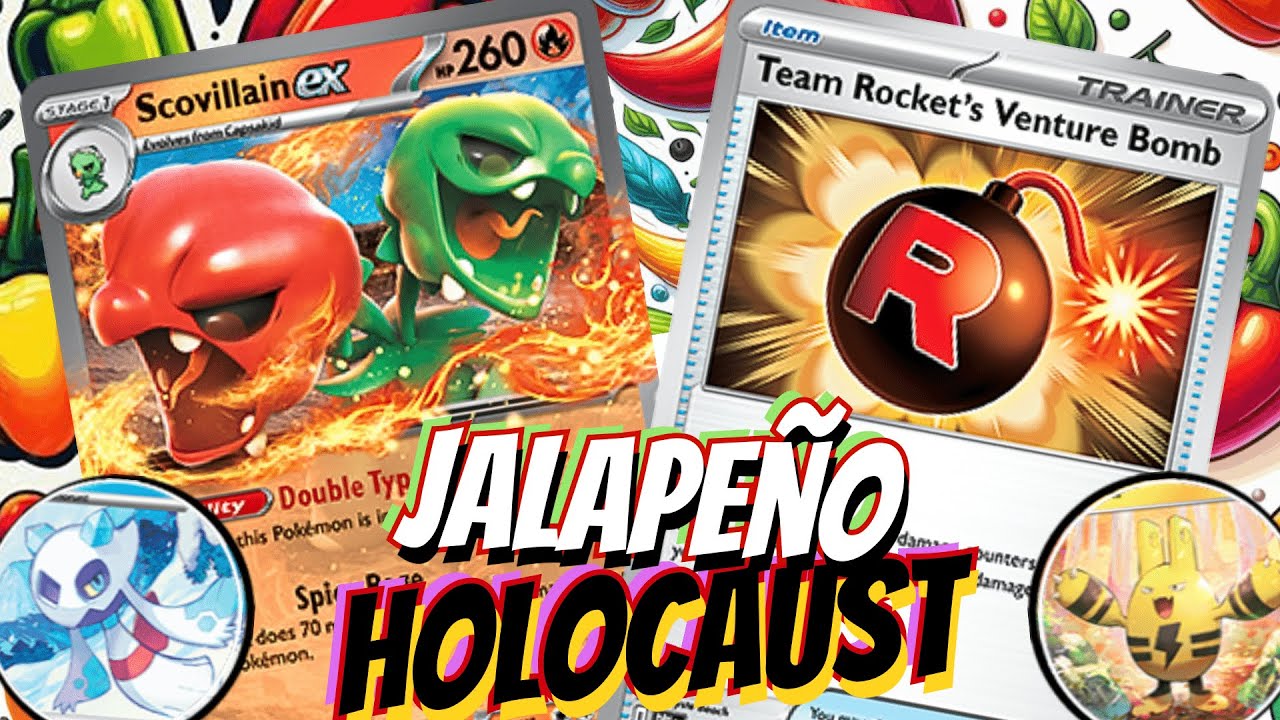 Бывший Сковиллейн оживляет мету! 🌶️🤯 С Froslass, Ninetales и Venture Bomb от Team Rocket. PTCGL