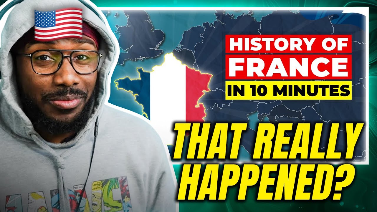 The HISTORY of FRANCE in 10 Minutes | Reaction
