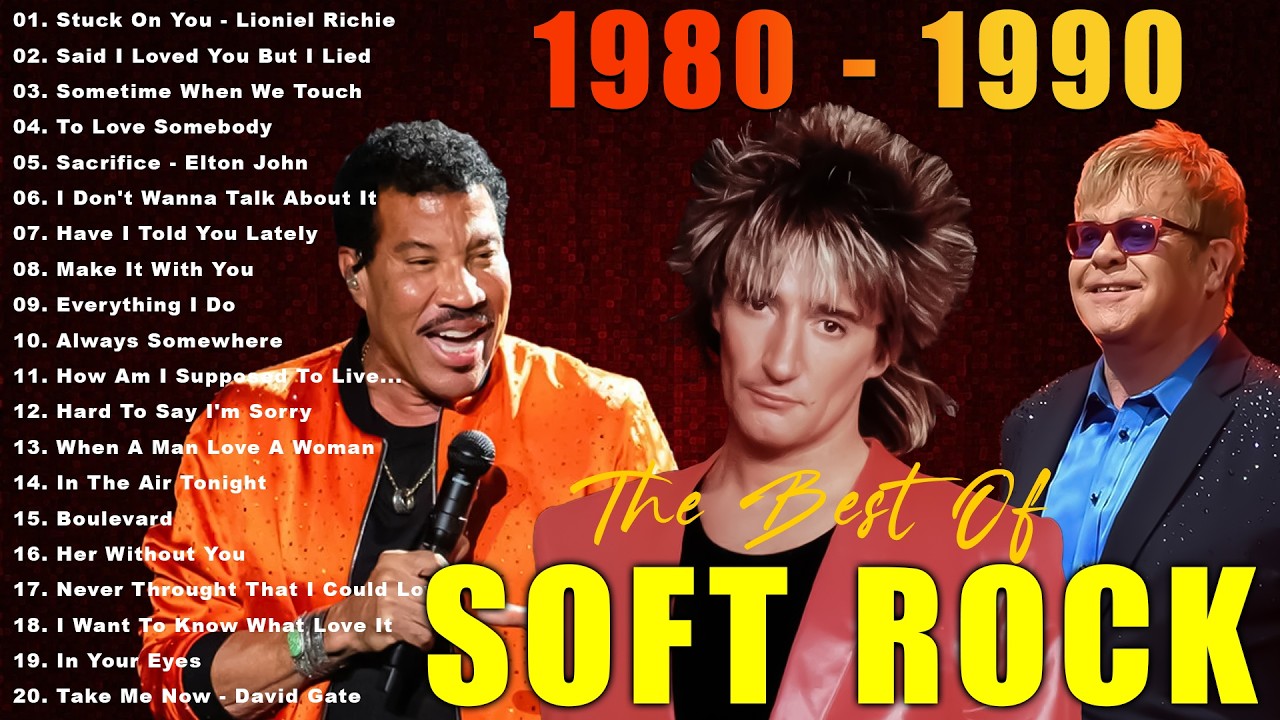 Phil Collins, Eric Clapton, Elton John, Lionel Richie, Bee Gees - Soft Rock Full Album 70s, 80s, 90s