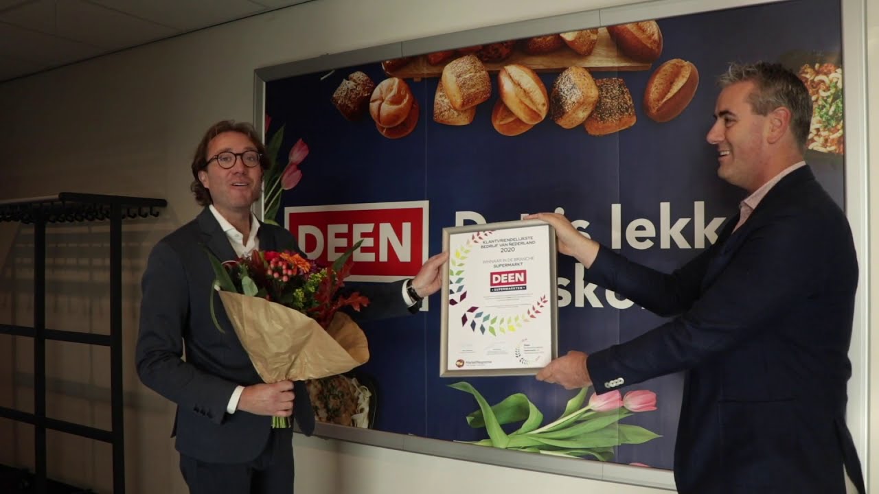 DEEN klantvriendelijkste supermarkt van Nederland.