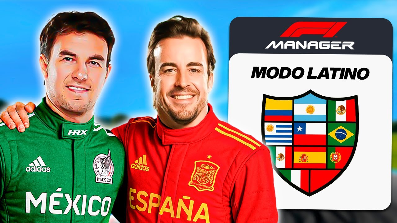 Puse SÓLO PILOTOS LATINOS en la F1… ¿Qué pasó?