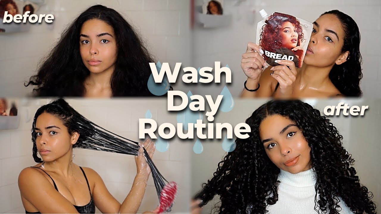MOISTURIZING WASH DAY ROUTINE using Bread Beauty Supply’s Wash Day Essentials Kit!