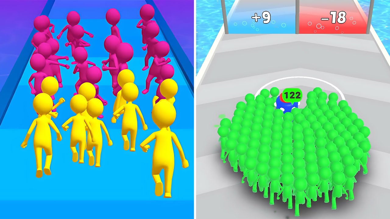 Join Clash 3D Vs Count Run Master 3D🍒🌺🍒Walkthrough Android IOS Max Levels Gameplay GTR1