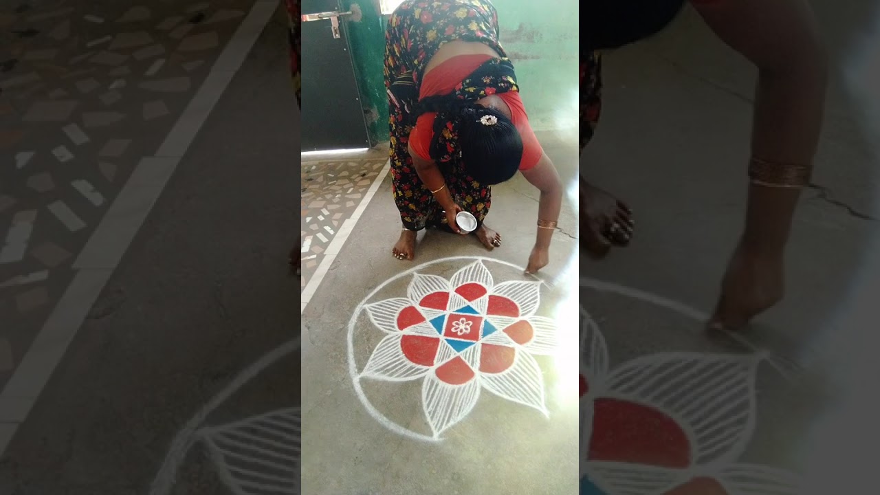 🌺 Lakshmi Rangoli long video keep supporting friends 🌺#dialyrangoli #Tamil#long video 🌺