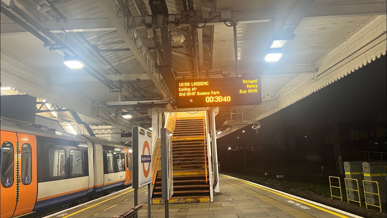 Bakerloo line 1972 stock 3233 journey from Harrow & Wealdstone to Willesden Junction 
