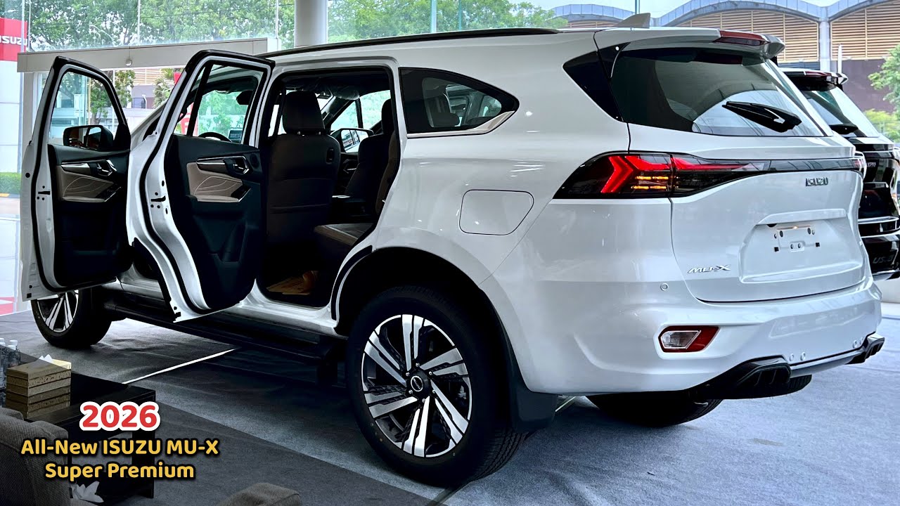New Arrival! 2026 ISUZU Mu-X 4x4 Super Premium - New performance Exterior and Interior