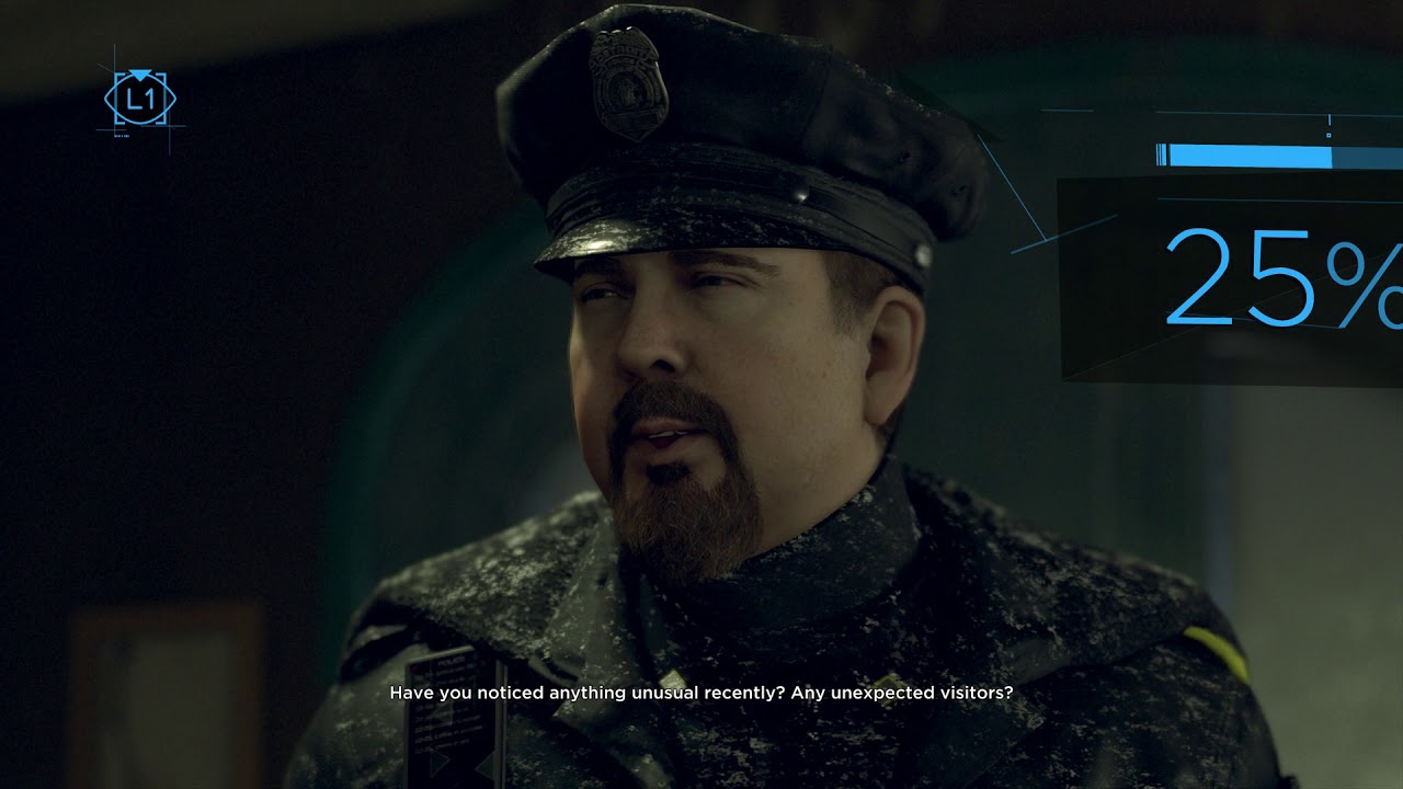 Detroit: Become Human - Midnight Train: Deal With Policeman: Hide Evidence & Make Coffee (2018)