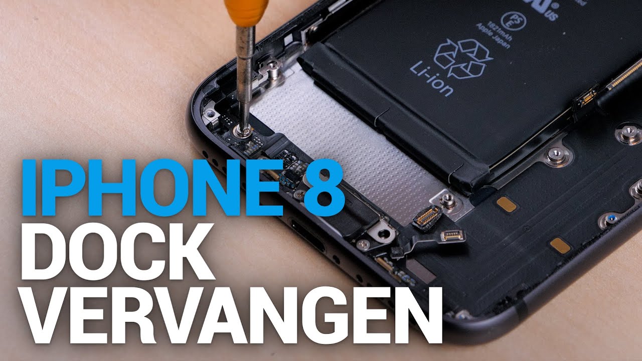 iPhone 8 dock connector vervangen bij oplaad problemen - Fixje.nl