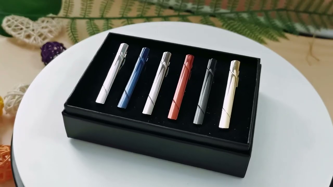 Tie Clips for men Tie Bar Clip Set for Regular Ties Necktie Wedding Business Tie Pin Clips