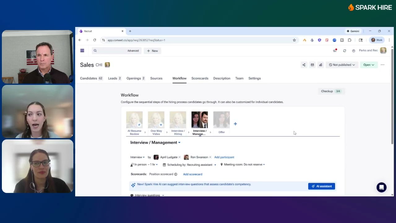 Spark Hire Demo Day: Applicant Tracking System