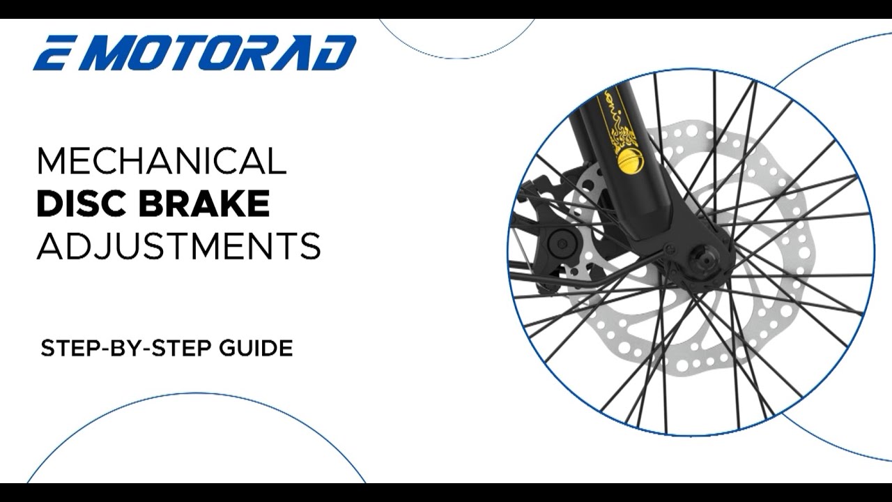 How to adjust the e-bike mechanical disc brakes | Step-by-step guide
