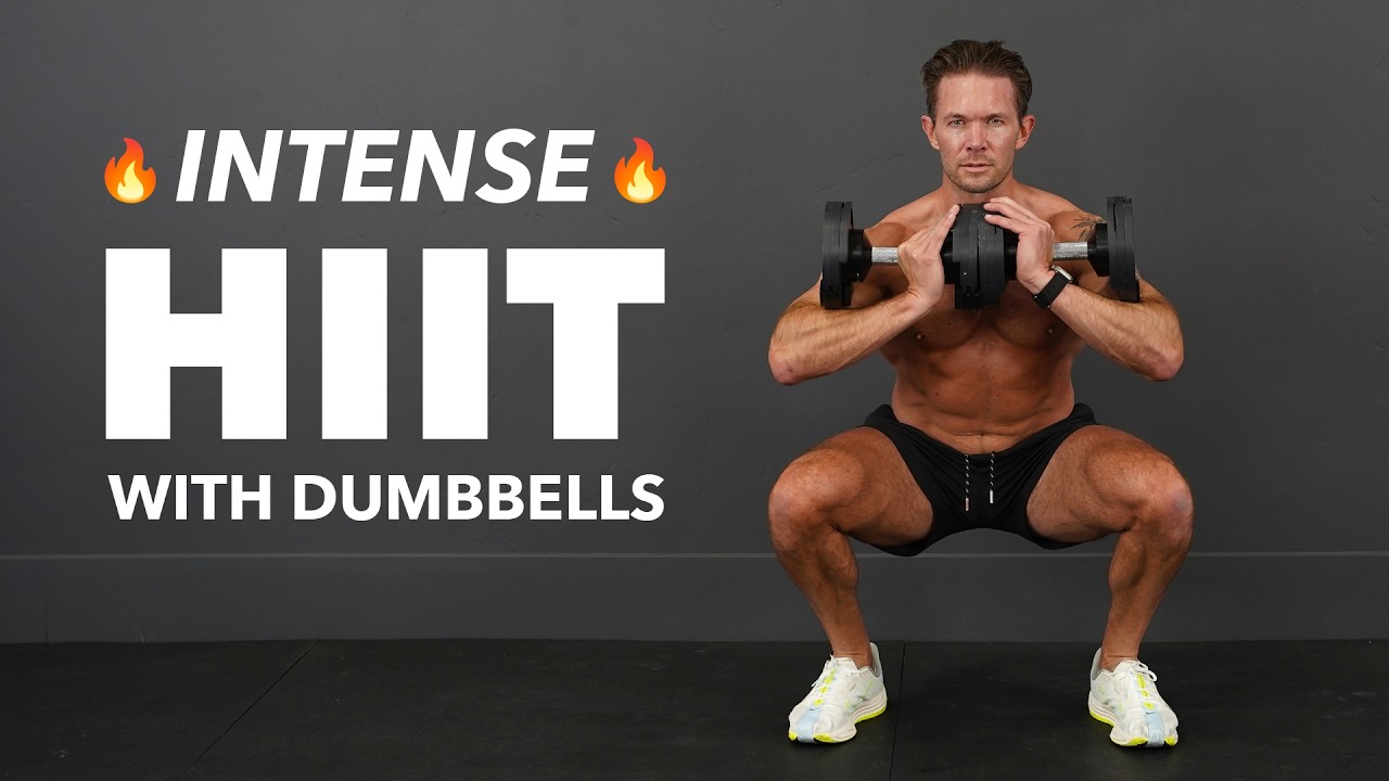 30 Min INTENSE Dumbbell HIIT Workout – Torch Fat & Build Muscle!