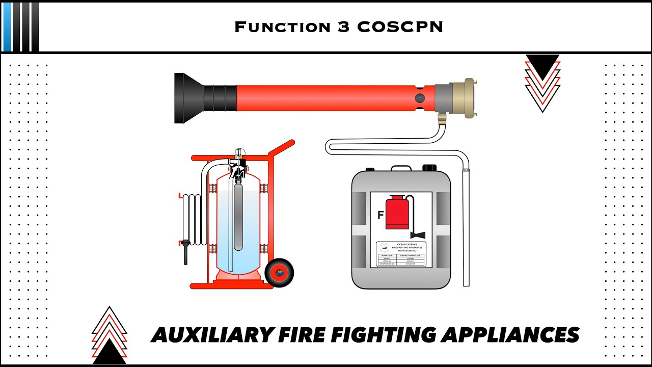 Semi-Portable Fire Extinguisher | Foam Applicator| Engine Room Auxiliary Fire Fighting Appliances✅☝🏻