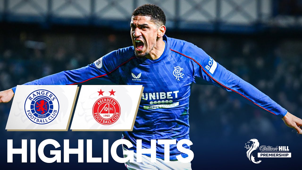 Rangers 3-0 Aberdeen | Igamane Extends Hot Streak And Don's Winless Run | William Hill Premiership