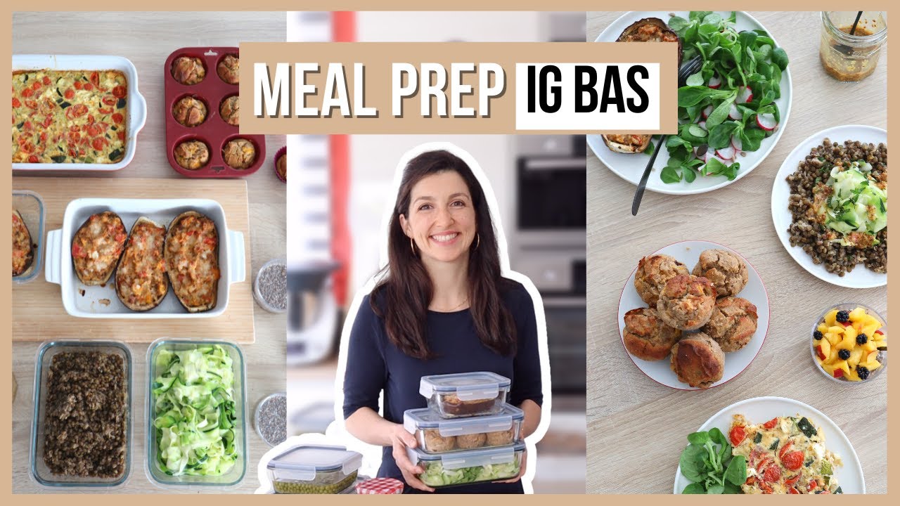 MEAL PREP de la semaine - RAPIDE et HEALTHY ! (1H30)