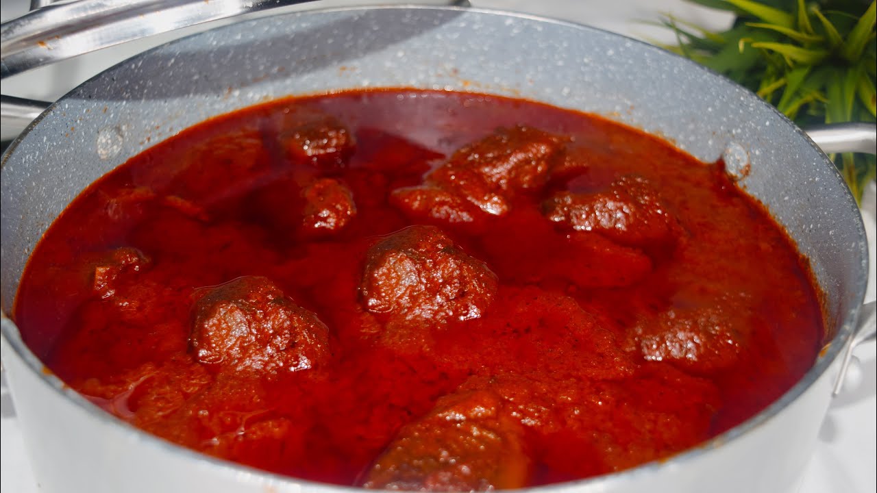 Let&rsquo;s Cook The Best Goat Meat Stew Without Tomatoes ! Buka Style Stew | A Must Try  Recipe !