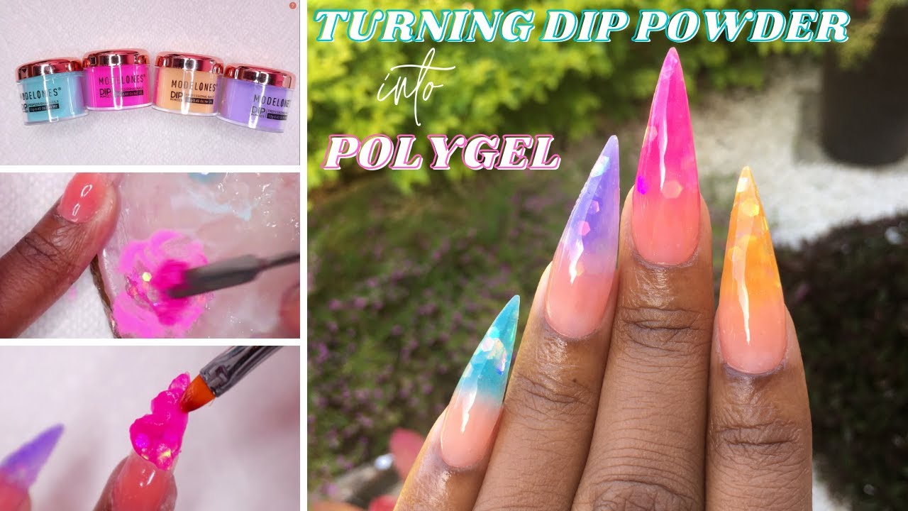 BEGINNER FRIENDLY POLYGEL NAIL TUTORIAL | Changing Dip Powder Into Polygel