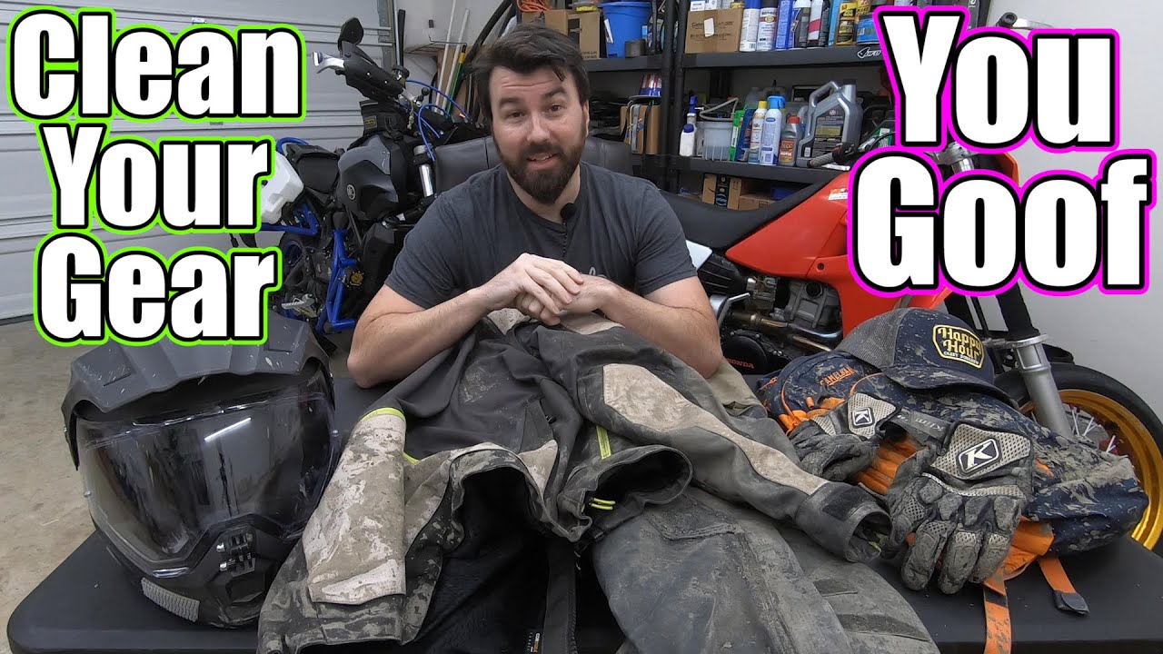 Your Motorcycle Gear is Putrid and Gross, Here’s How To Clean it