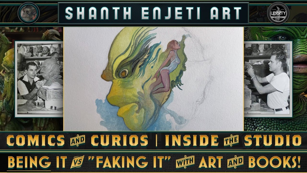 Episode 8 | COMICS AND CURIOS INSIDE THE STUDIO | Painting and Being It vs 