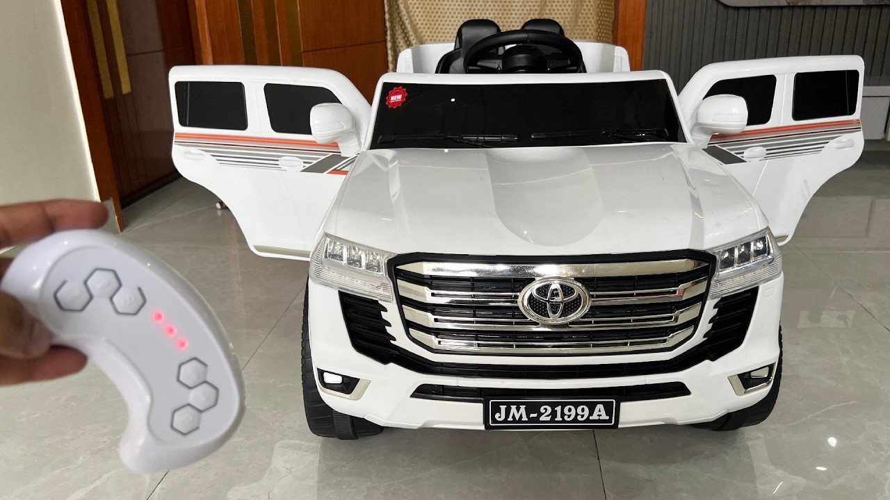RC Toyota Land Cruiser Car Unboxing & Testing | Remote Control Ride on Car | Shamshad Maker🔥🔥