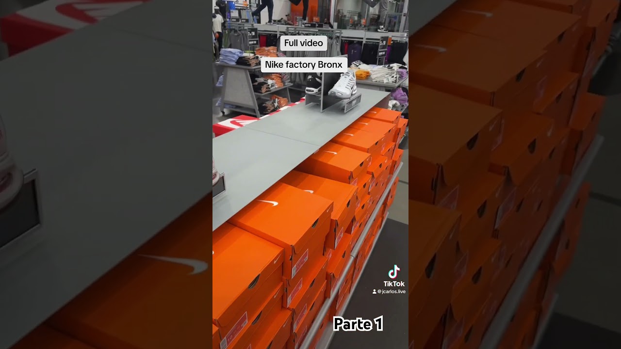 Parte 1 visitando Nike factory Bay plaza, BX #nike #sneaker #bronx #parati