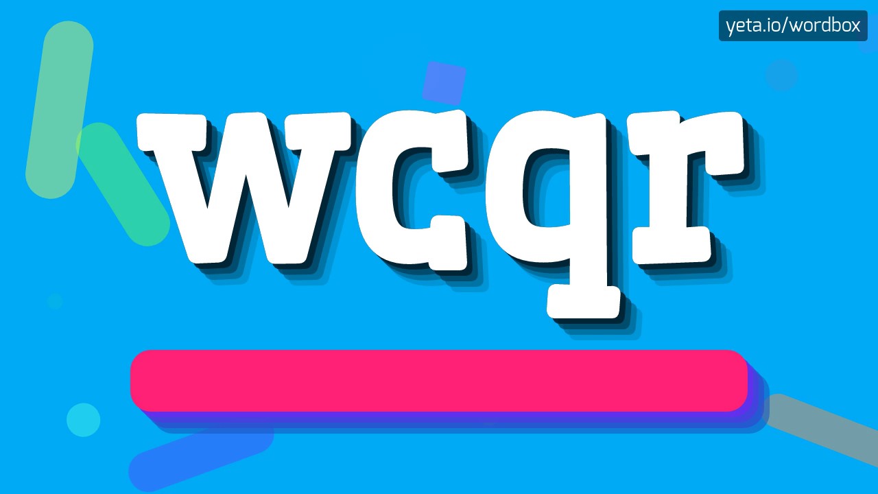 WCQR - HOW TO PRONOUNCE IT!?