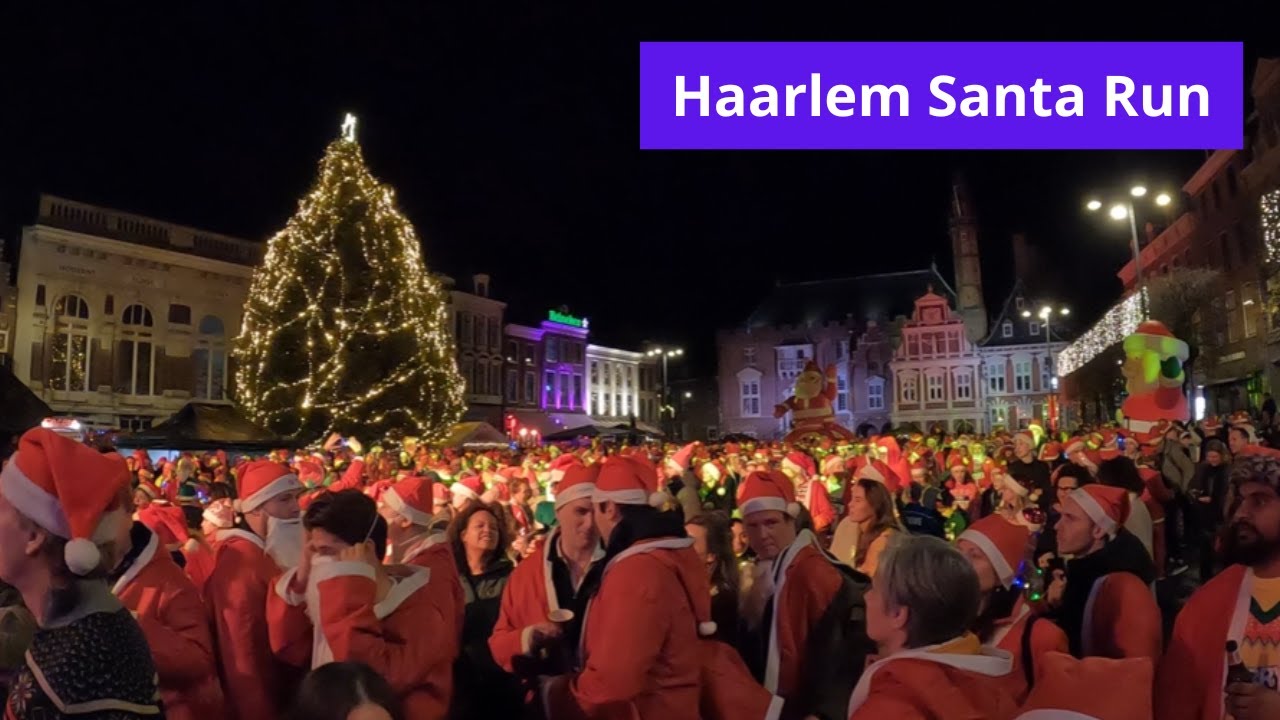 Haarlem Santa Run. Walking video 2025