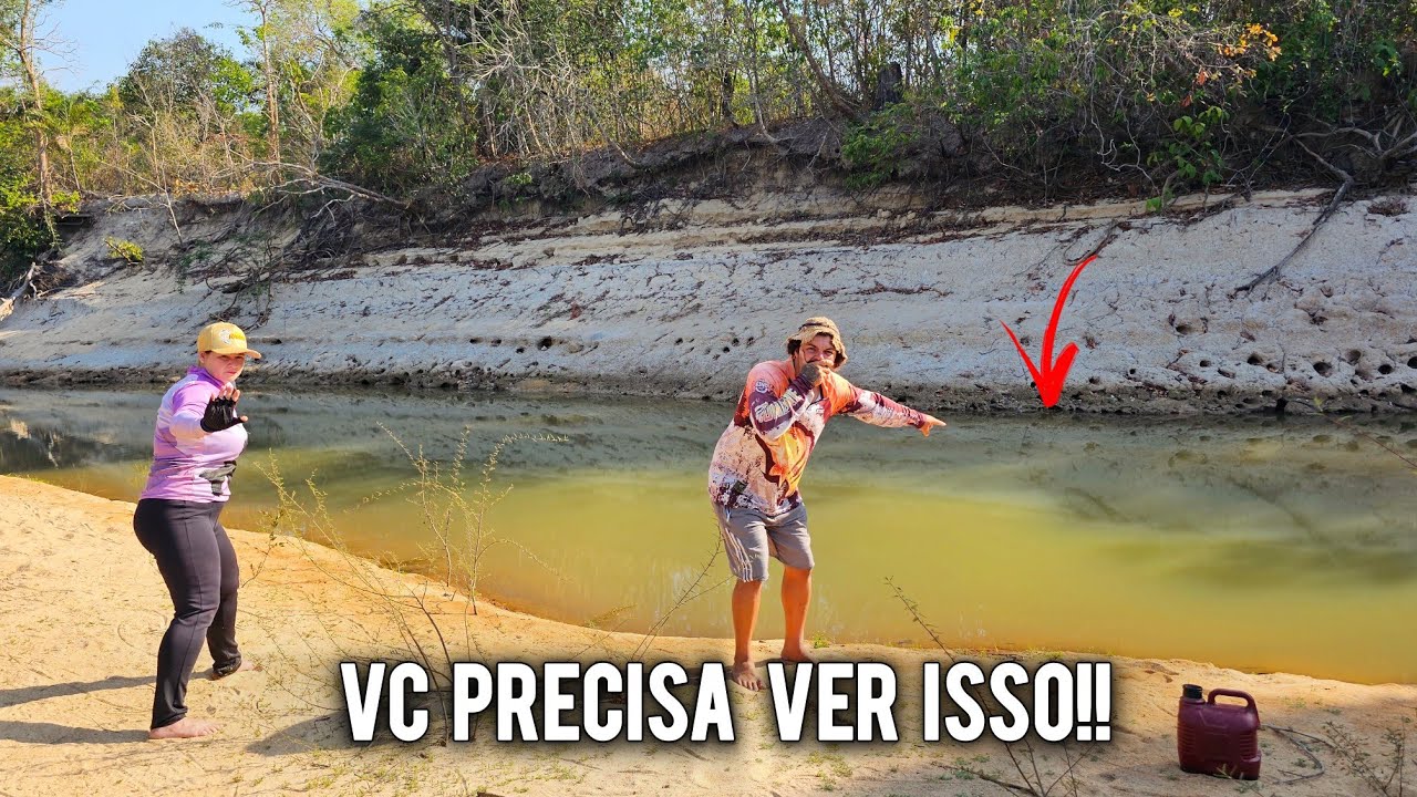COM A FORTE SECA ELES FICARAM PRESOS NESSE LUGAR !! pescaria. 