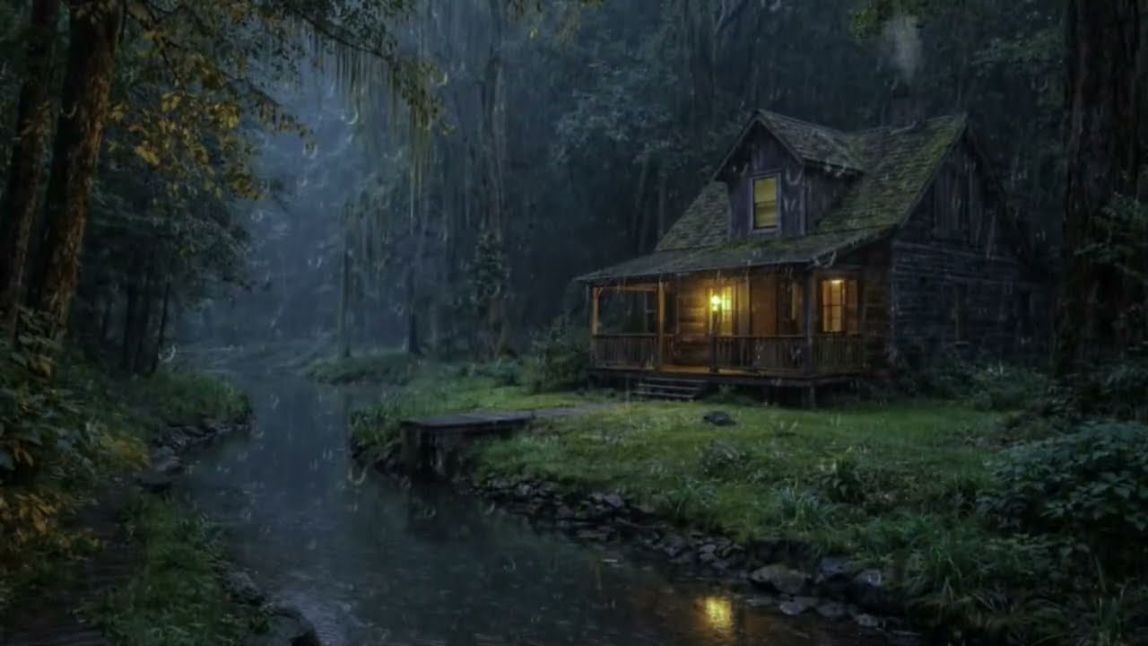 Close Your Eyes and Unwind | Heavy Rain Forest and Thunder Sounds for Relaxation and Restful Sleep 😴