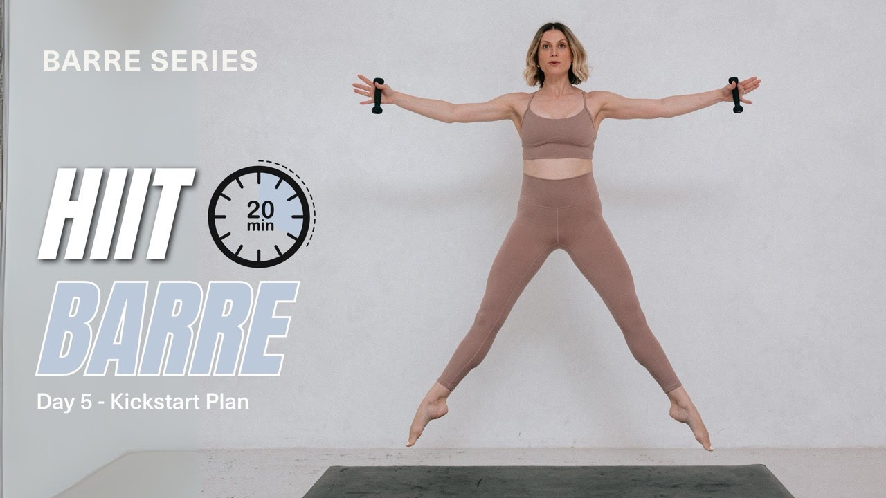 Can You Keep Up With Catie? BRUTAL 20 minute Barre HIIT Workout