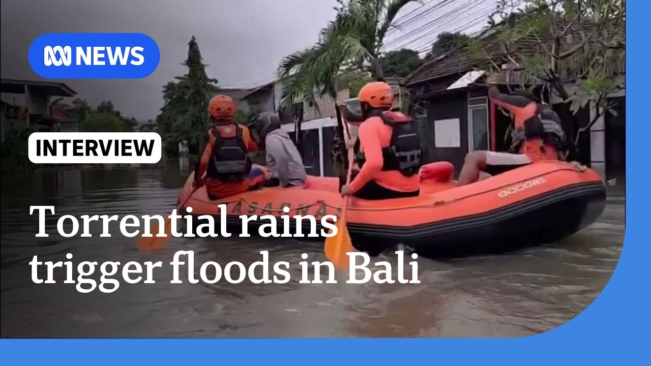 Bali hit with torrential rain and floods | The World | ABC NEWS
