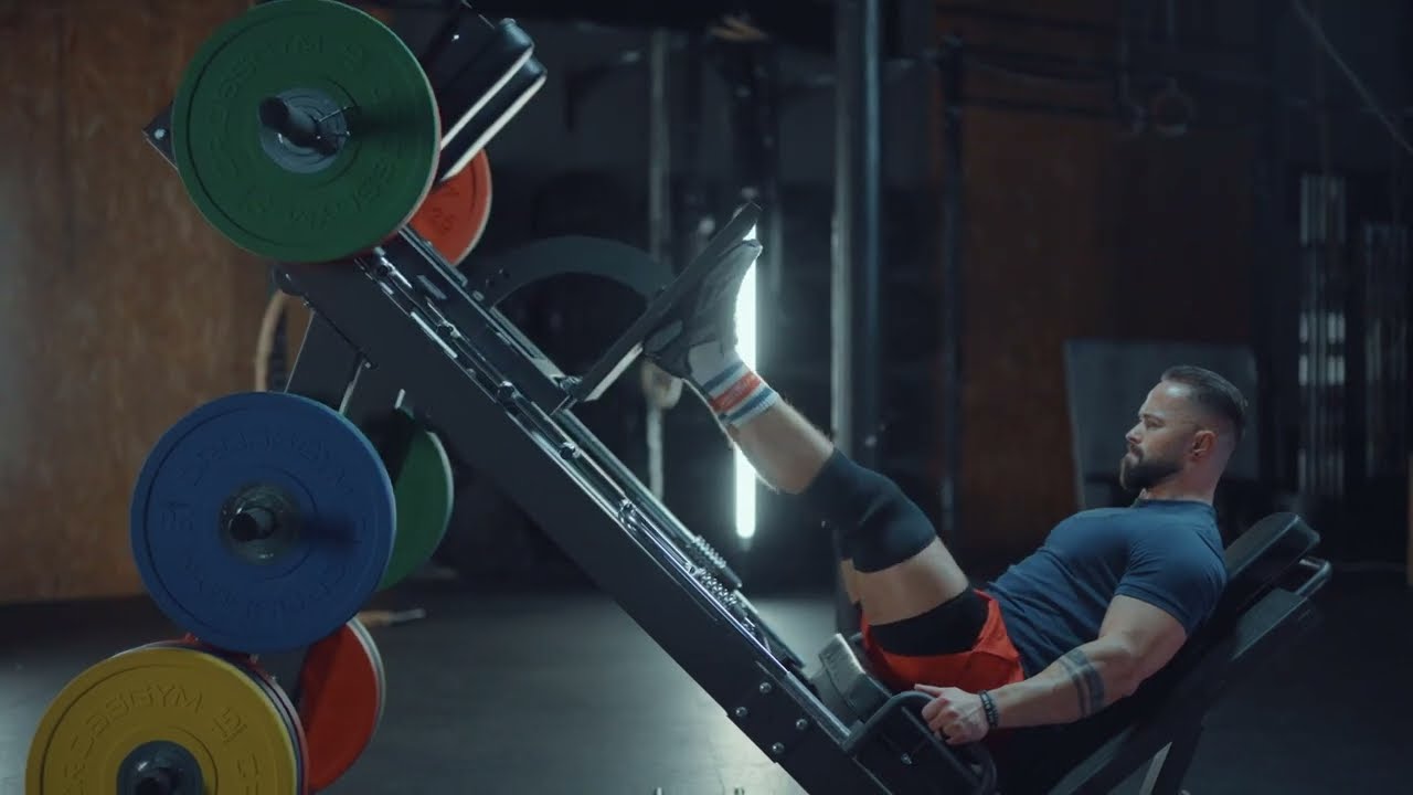 Stroj na nohy TRINFIT Leg press + Hack squat D7 Pro