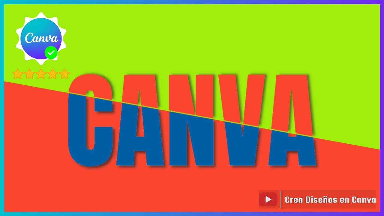 TUTORIAL  | Cómo CREAR TEXTO con EFECTO de CORTE AVANZADO en Canva |  Paso a Paso