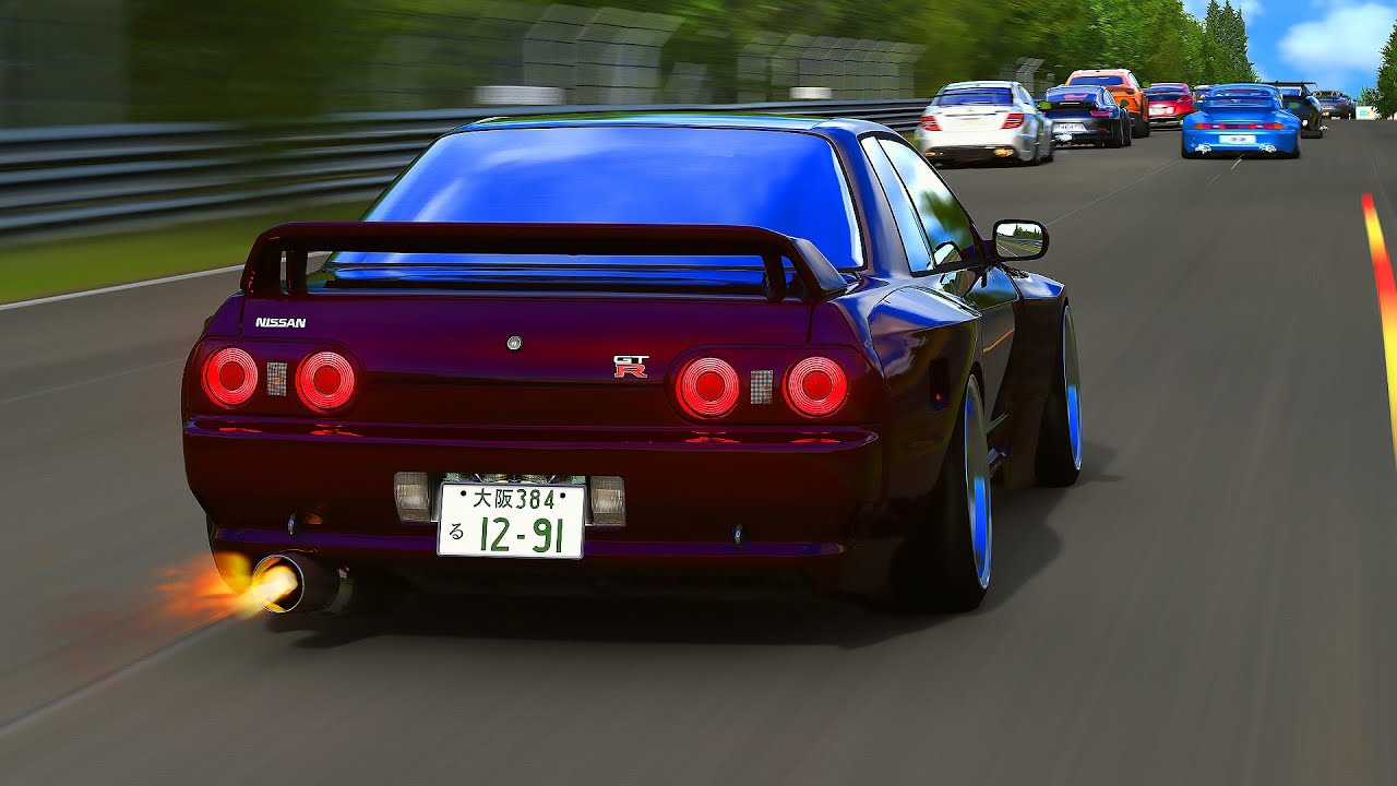 850HP Nissan R32 | N&uuml;rburgring Pistine &Ccedil;ıktım | Assetto Corsa