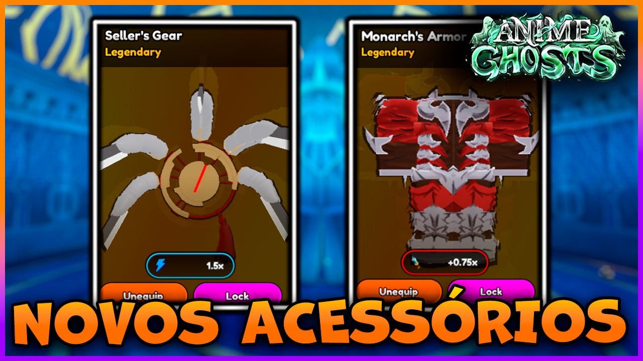 NOVOS ACESSÓRIOS e NOVOS GACHAS no Anime Ghost