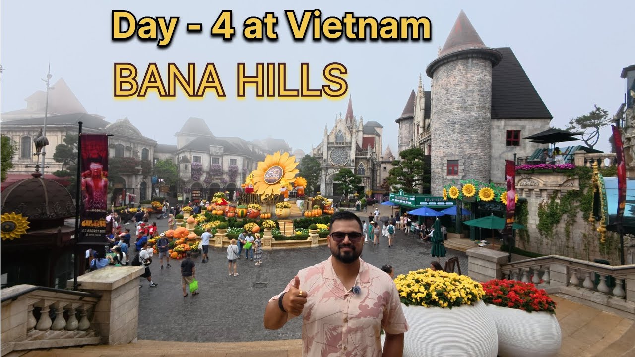 Vietnam Day 4 | Ba Na Hills & Golden Bridge Tour 🇻🇳 | Da Nang Night Market Shopping & Street Food 🌃