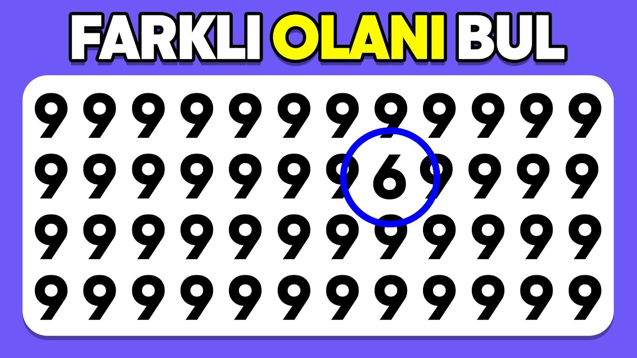 FARKLI OLANI BUL 😱 Sadece Çok DİKKATLİ Kişiler Bulabilir | Emoji Bulmaca