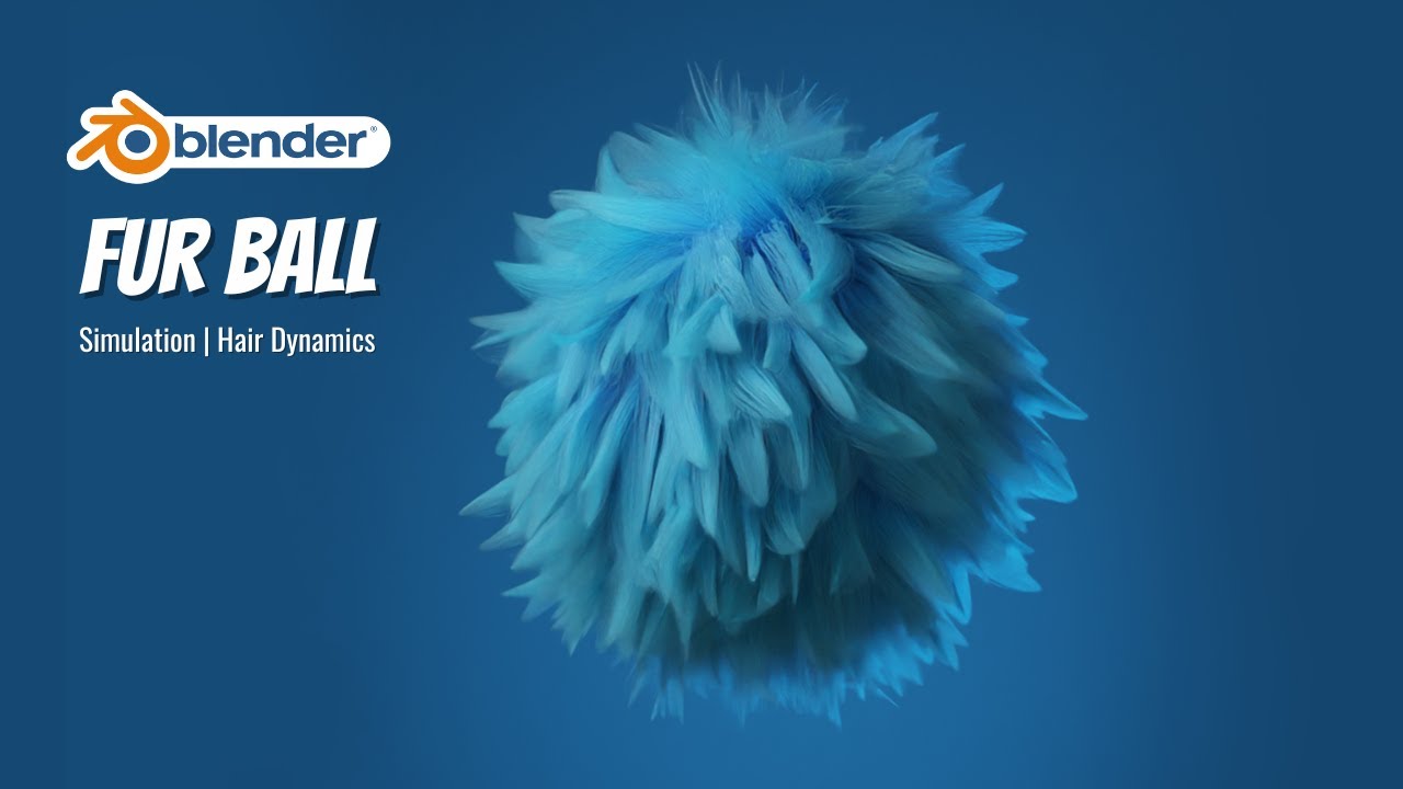 Blender - Beautiful Fur Animation | Hair Simulation | Cycles | CG Professor
