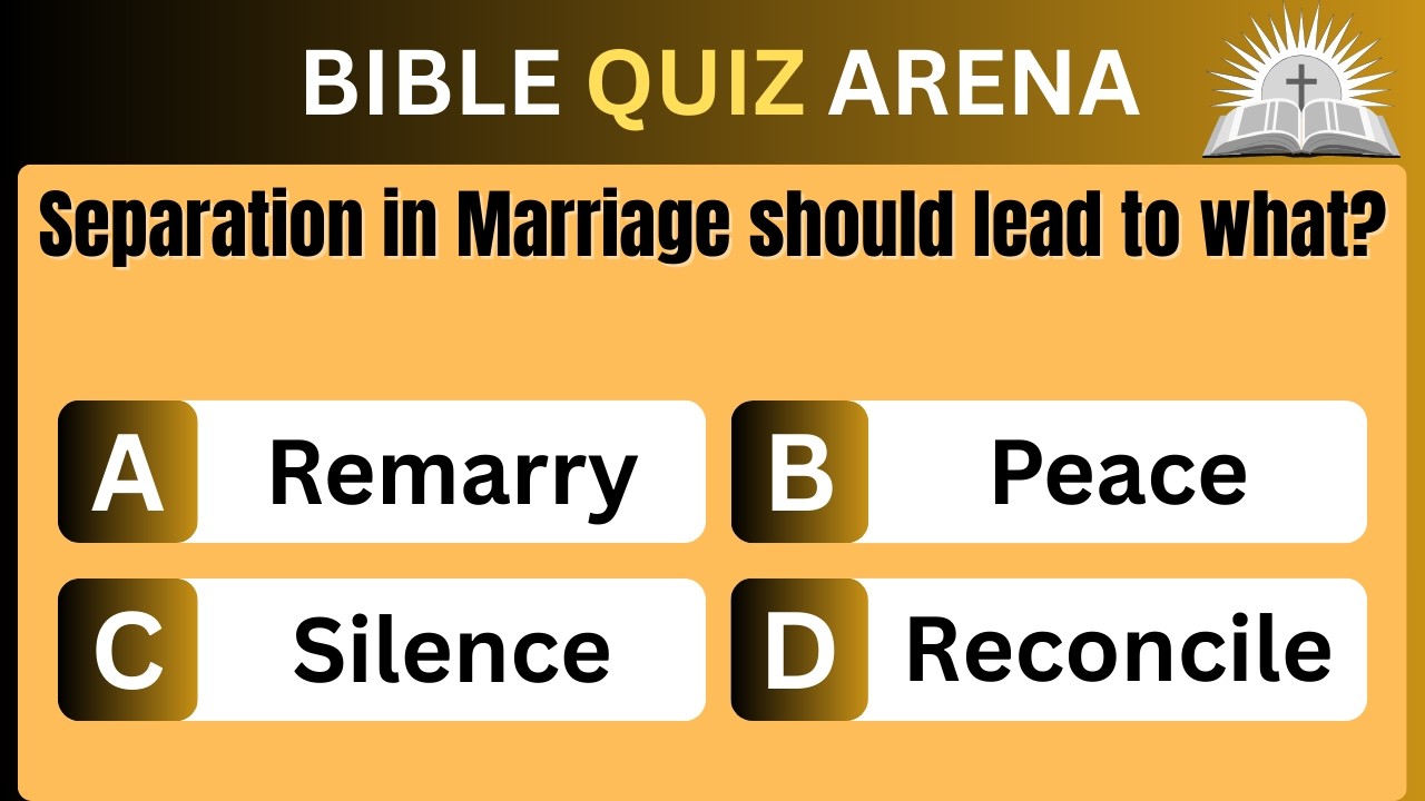 Is Divorce Allowed? | Hard Quiz on Jesus’ Teachings & Paul’s Letters Marriage, Divorce & Remarriage