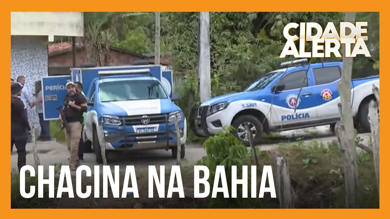 Nove pessoas são mortas, sendo três delas crianças em chacina na região metropolitana de Salvador
