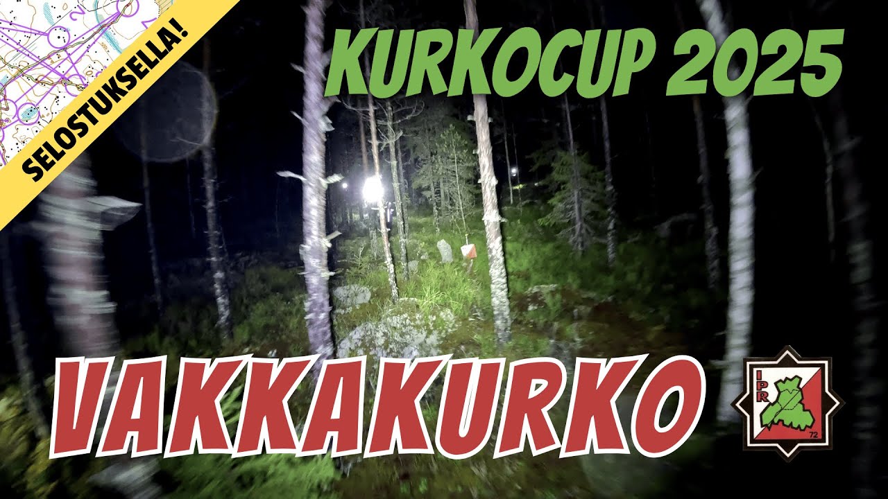 🗺️🌲VakkaKurko - Kurkocup 2025 - Selostuksella! | 📹Suunnistus