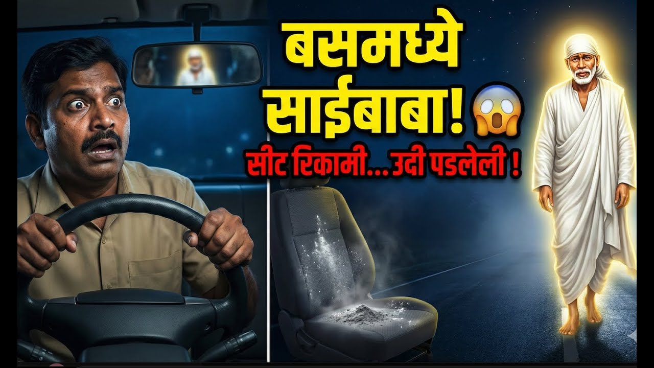 बसमध्ये साईबाबा बसले आणि गायब झाले! 😱 | शिर्डी चमत्कार | Om Sai Ram